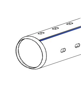 EDDA Tek Kullanımlık Silikon Straight Dren